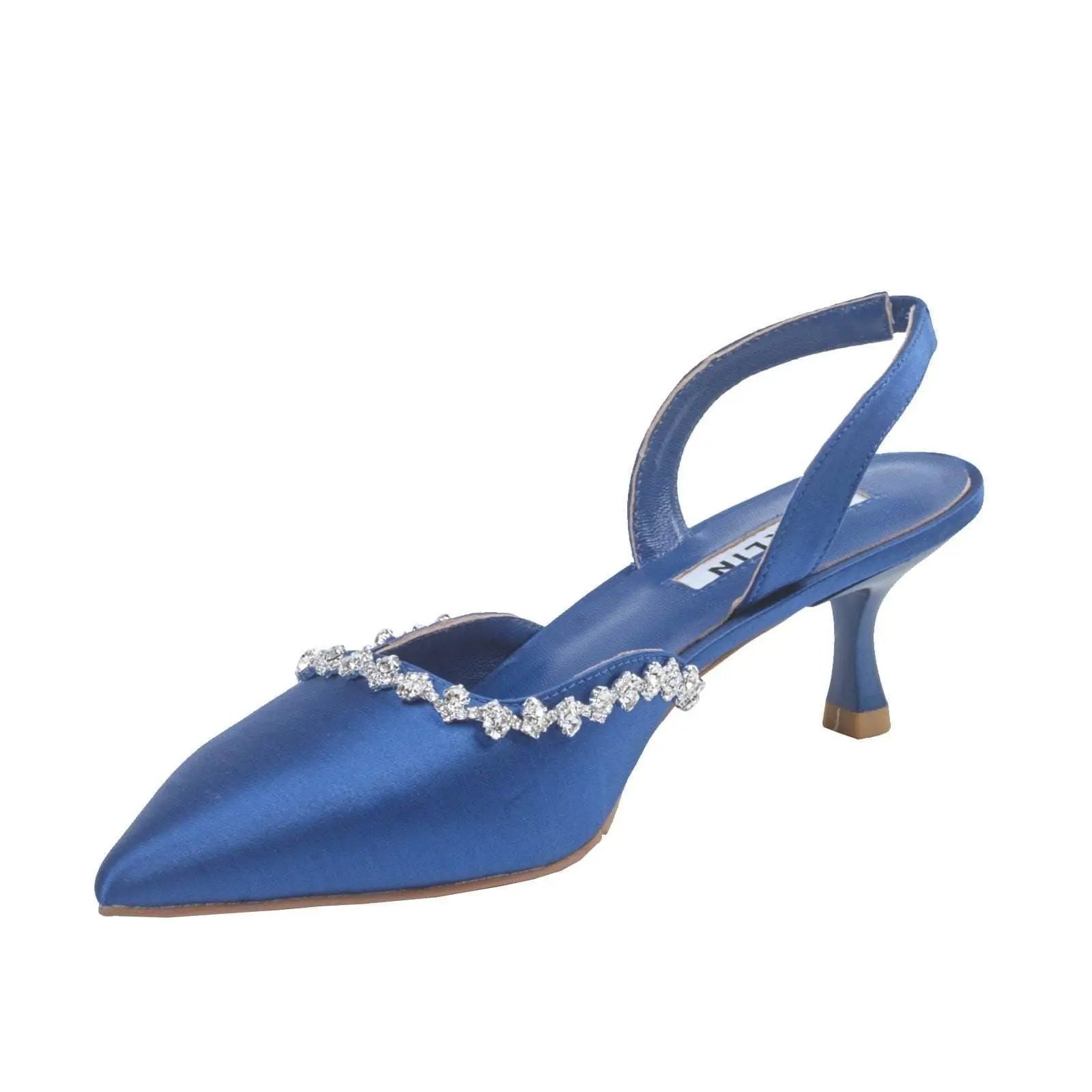 2 INCHES BLUE SLINGBACK HEEL - DARLIN