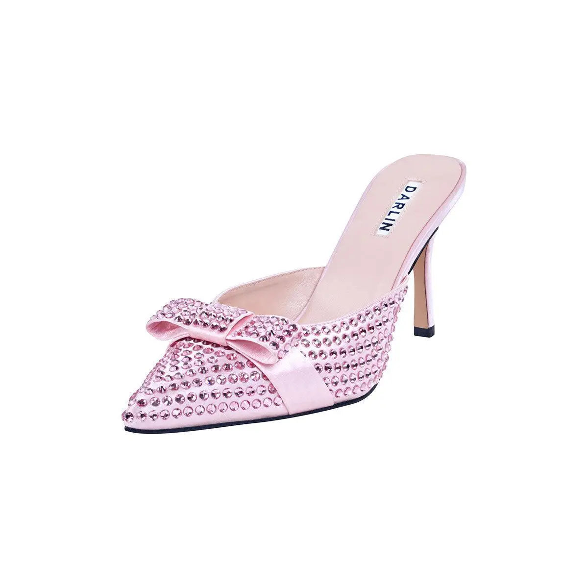 Pink crystal bow - DARLIN